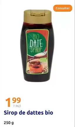 Action Sirop de dattes bio offre