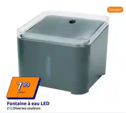 Action Fontaine à eau led offre
