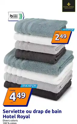 Action Café royal - serviette ou drap de bain offre
