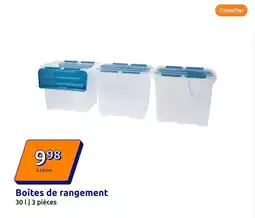 Action Boîtes de rangement offre