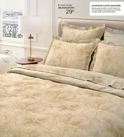 Linvosges Le satin de coton jacquard offre