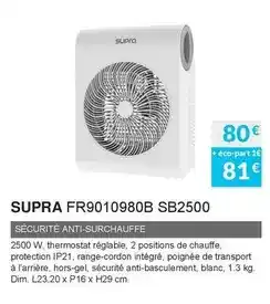 Copra Supra - fr9010980b sb2500 offre