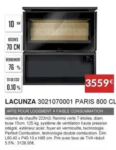 Copra Lacunza - 3021070001 paris 800 cl offre