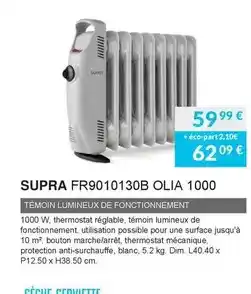 Copra Supra - fr9010130b olia 1000 offre