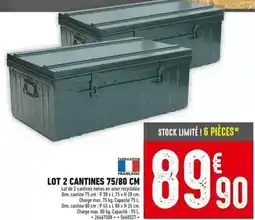 Batkor Dim - lot 2 cantines 75/80 cm offre
