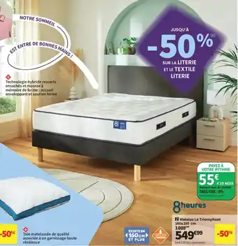 Conforama Matelas Le Triomphant offre