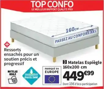 Conforama Matelas Espiègle offre