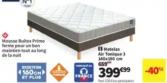 Conforama Matelas Air Tonique 3 offre