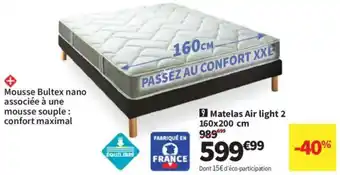 Conforama Matelas Air light 2 offre