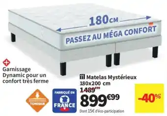 Conforama Matelas Mystérieux offre