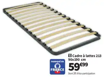 Conforama Cadre à lattes 213 offre