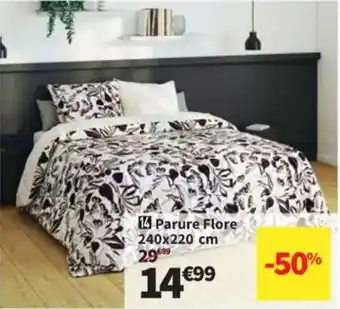 Conforama Parure Flore offre