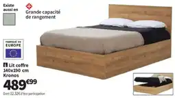 Conforama Lit coffre Kronos offre