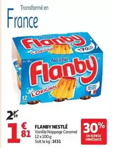 Auchan Supermarché Nestlé - flanby offre
