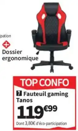 Conforama Fauteuil gaming Tanos offre