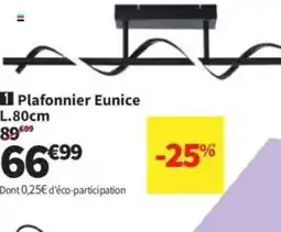 Conforama 1 plafonnier eunice offre