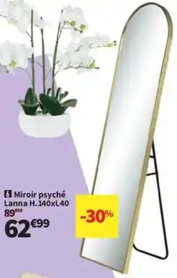 Conforama 6 miroir psyché lanna offre