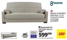 Conforama Banquette lit clic clac jessy offre