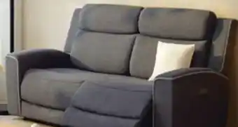 Conforama Canapé de relaxation électrique 3 places besta offre