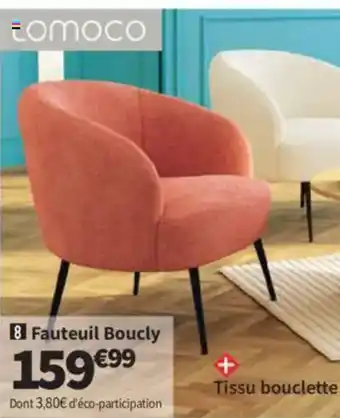 Conforama Fauteuil boucly offre