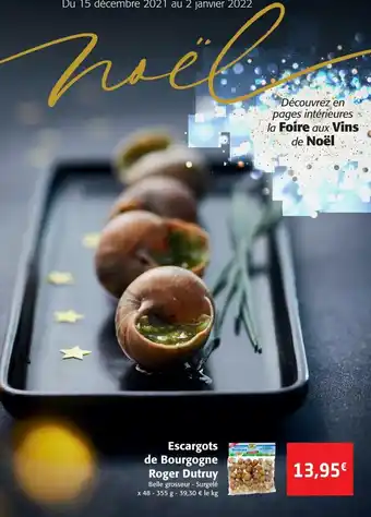 Colruyt Escargots de Bourgogne Roger Dutruy offre