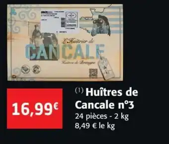 Colruyt Huîtres de Cancale n°3 offre