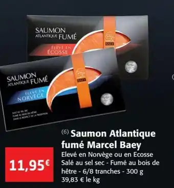 Colruyt Saumon Atlantique fumé Marcel Baey offre