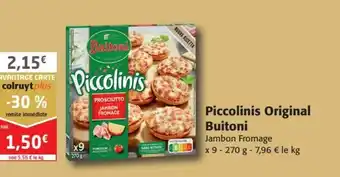 Colruyt Piccolinis Original Buitoni offre