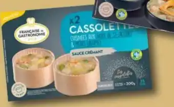 Colruyt 2 cassolettes cuisinées aux noix de St-Jacques offre