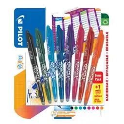 Carrefour PILOT 8 rollers Frixion ball + 1 carnet emploi du temps offre