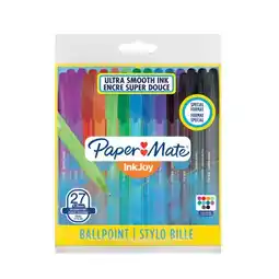 Carrefour PAPER MATE 27 stylos bille Inkjoy 100 offre