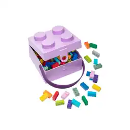 Carrefour LEGO Boite à poignée 4 plots offre