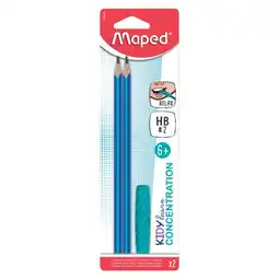 Carrefour Market MAPED 2 crayons graphite Kidy Learn offre