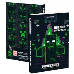 Carrefour Market MINECRAFT Agenda scolaire offre
