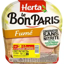 Carrefour HERTA Jambon Le Bon Paris Fumé offre