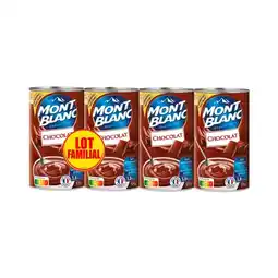 Carrefour MONT BLANC Crème dessert Lot familial offre