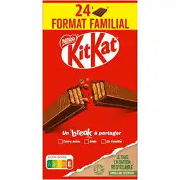 Carrefour NESTLÉ KIT KAT Format Familial offre