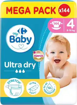 Carrefour CARREFOUR BABY Couches Ultra Dry offre
