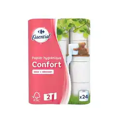 Carrefour CARREFOUR ESSENTIAL Papier toilette offre
