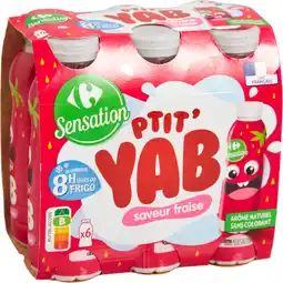 Carrefour CARREFOUR SENSATION Yaourt à boire offre