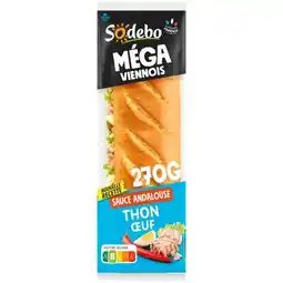 Carrefour SODEBO Sandwich baguette offre