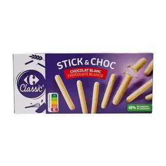 Carrefour CARREFOUR CLASSIC' Bâtonnets Stick & Choc offre