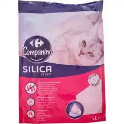 Carrefour CARREFOUR COMPANINO Litière de Silice pour chats offre