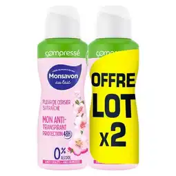 Carrefour MONSAVON Déodorant atomiseur offre