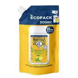 Carrefour LE PETIT MARSEILLAIS Gel douche Ecopack offre