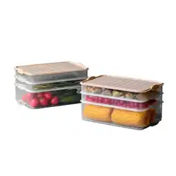 Carrefour CARREFOUR HOME Set de 3 boîtes de conservation emboitables offre