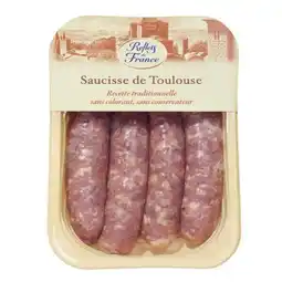 Carrefour Market REFLETS DE FRANCE Saucisse de Toulouse recette Traditionnelle REFLETS DE FRANCE offre