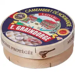 Carrefour Market E.GRAINDORGE Camembert de Normandie au lait cru A.O.P offre