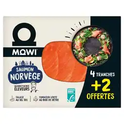 Carrefour Market MOWI Saumon fumé ASC offre