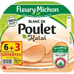 Carrefour Market FLEURY MICHON Blanc de poulet Halal offre